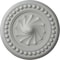 Ekena Millwork Foster Shell Ceiling Medallion (Fits Canopies up to 9 5/8"), Hand-Painted Frost, 15 3/4"OD x 2"P CM15FOFRF - alternate 1
